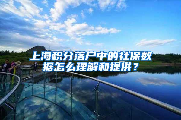 上海积分落户中的社保数据怎么理解和提供？