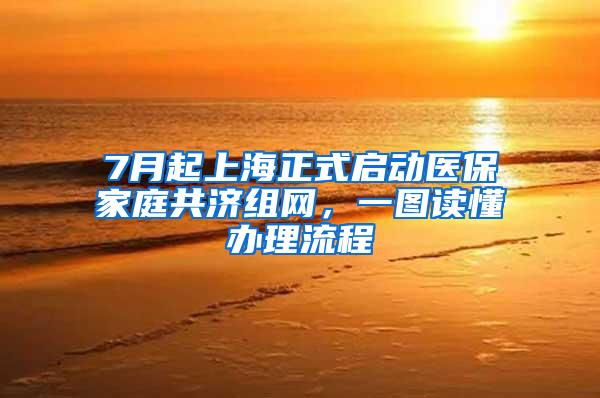 7月起上海正式启动医保家庭共济组网，一图读懂办理流程