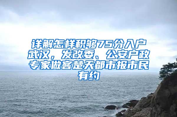 详解怎样积够75分入户武汉，发改委、公安户政专家做客楚天都市报市民有约