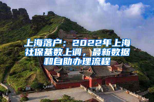 上海落户：2022年上海社保基数上调，最新数据和自助办理流程