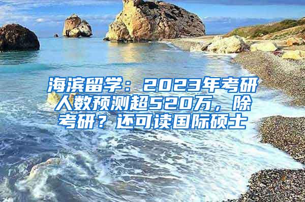 海滨留学：2023年考研人数预测超520万，除考研？还可读国际硕士