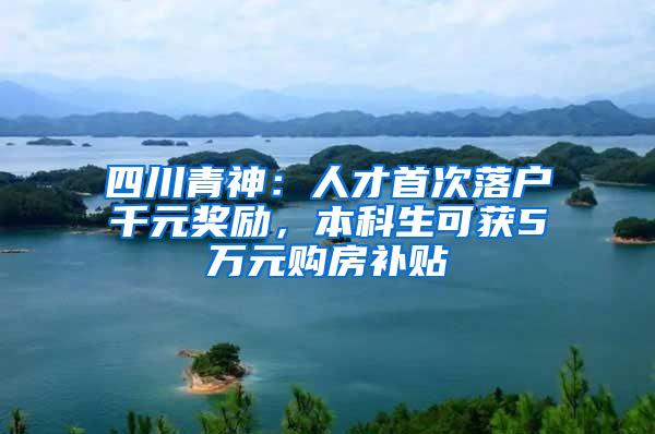 四川青神：人才首次落户千元奖励，本科生可获5万元购房补贴