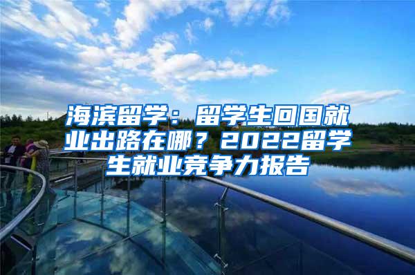 海滨留学：留学生回国就业出路在哪？2022留学生就业竞争力报告