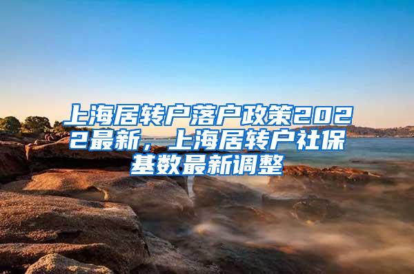 上海居转户落户政策2022最新，上海居转户社保基数最新调整