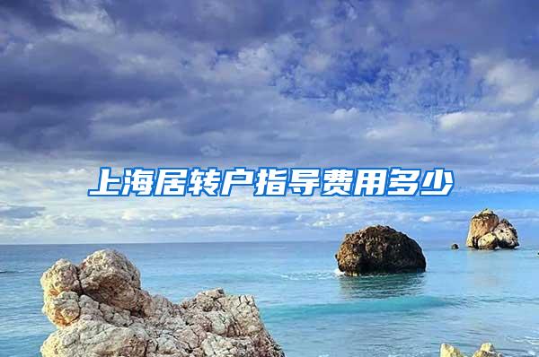 上海居转户指导费用多少