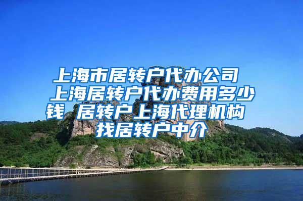 上海市居转户代办公司 上海居转户代办费用多少钱 居转户上海代理机构 找居转户中介