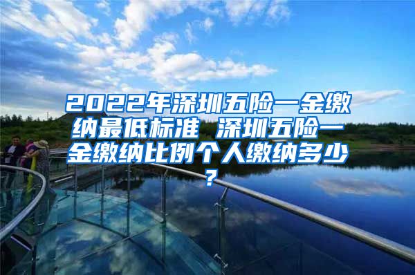 2022年深圳五险一金缴纳最低标准 深圳五险一金缴纳比例个人缴纳多少？