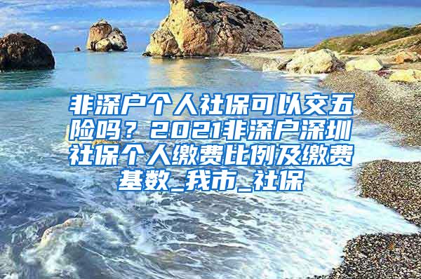 非深户个人社保可以交五险吗？2021非深户深圳社保个人缴费比例及缴费基数_我市_社保