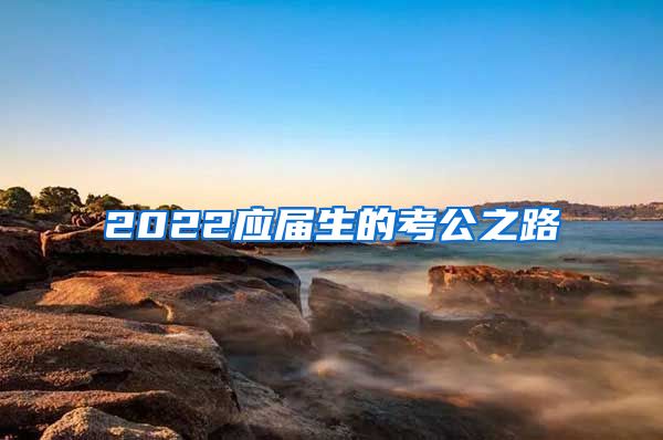 2022应届生的考公之路