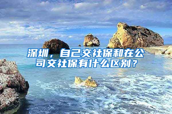 深圳，自己交社保和在公司交社保有什么区别？