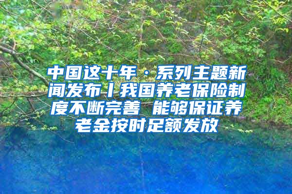 中国这十年·系列主题新闻发布丨我国养老保险制度不断完善 能够保证养老金按时足额发放