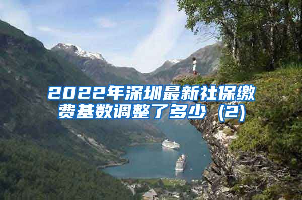 2022年深圳最新社保缴费基数调整了多少 (2)