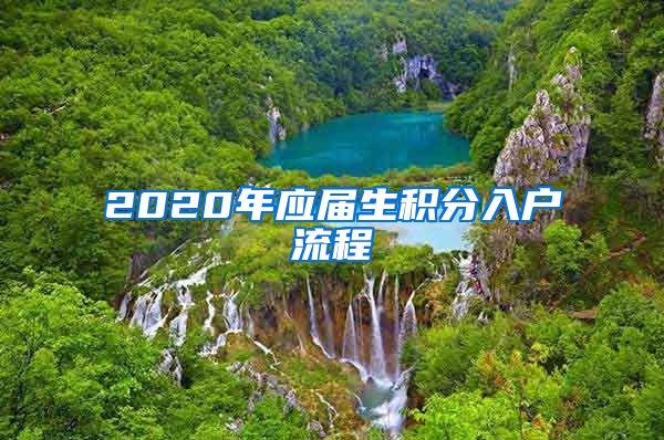 2020年应届生积分入户流程