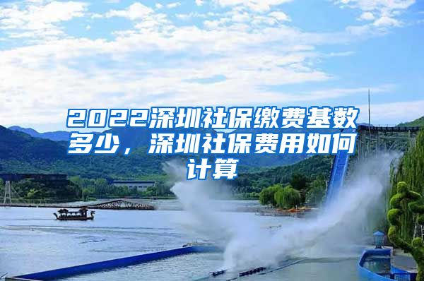 2022深圳社保缴费基数多少，深圳社保费用如何计算