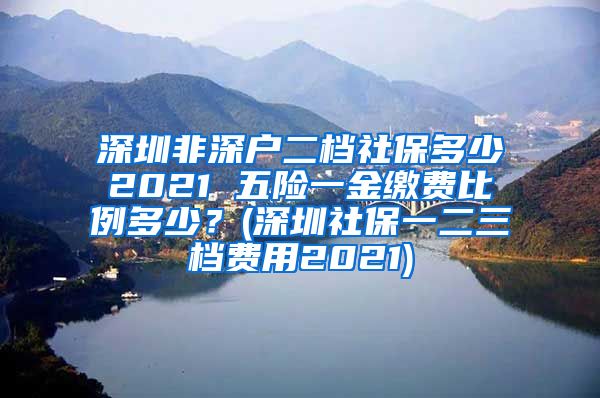 深圳非深户二档社保多少2021 五险一金缴费比例多少？(深圳社保一二三档费用2021)