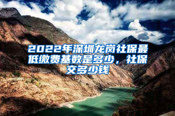 2022年深圳龙岗社保最低缴费基数是多少，社保交多少钱