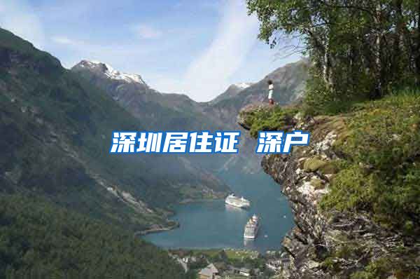 深圳居住证 深户