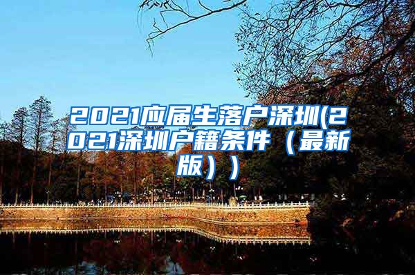 2021应届生落户深圳(2021深圳户籍条件（最新版）)