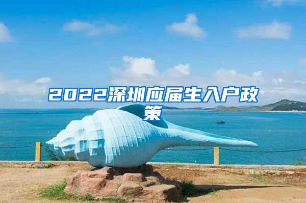 2022深圳应届生入户政策