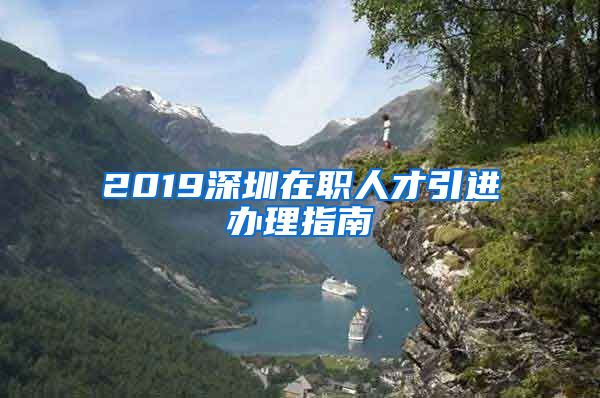 2019深圳在职人才引进办理指南