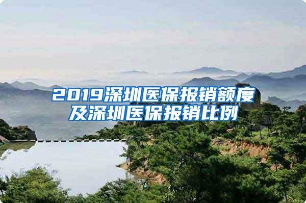 2019深圳医保报销额度及深圳医保报销比例