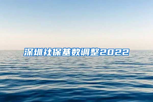 深圳社保基数调整2022