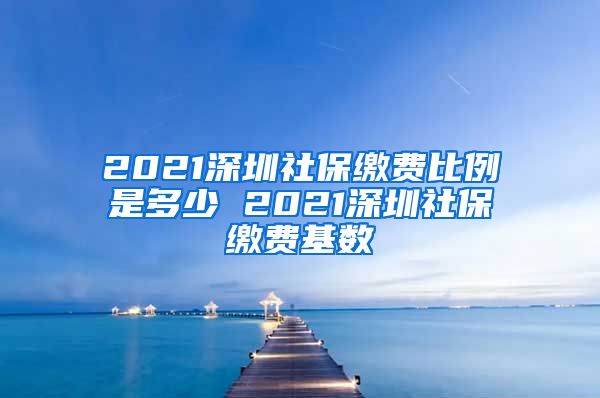 2021深圳社保缴费比例是多少 2021深圳社保缴费基数