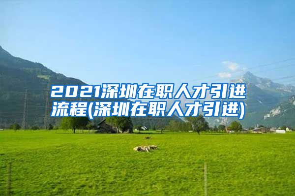 2021深圳在职人才引进流程(深圳在职人才引进)