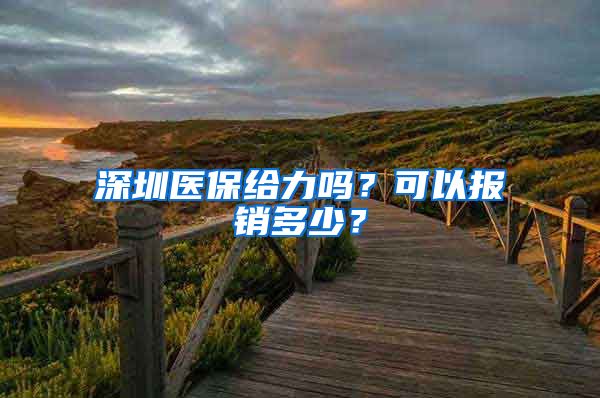 深圳医保给力吗？可以报销多少？