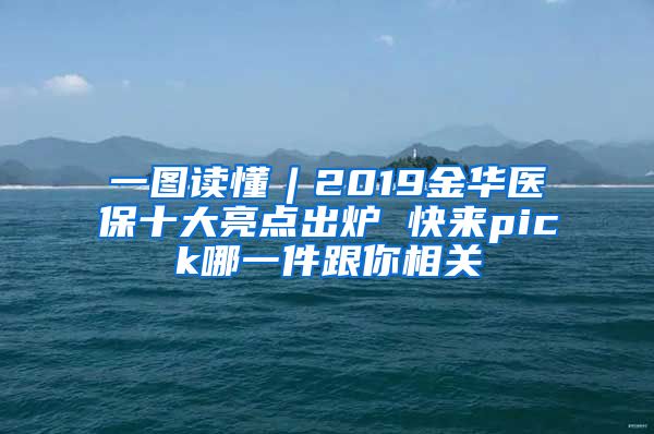 一图读懂︱2019金华医保十大亮点出炉 快来pick哪一件跟你相关