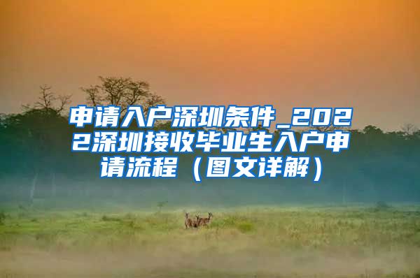 申请入户深圳条件_2022深圳接收毕业生入户申请流程（图文详解）