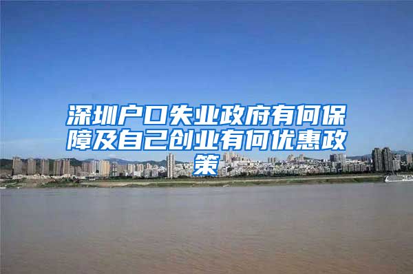 深圳户口失业政府有何保障及自己创业有何优惠政策