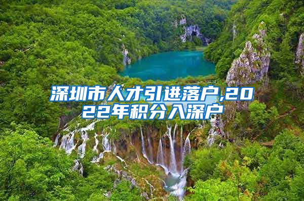 深圳市人才引进落户,2022年积分入深户