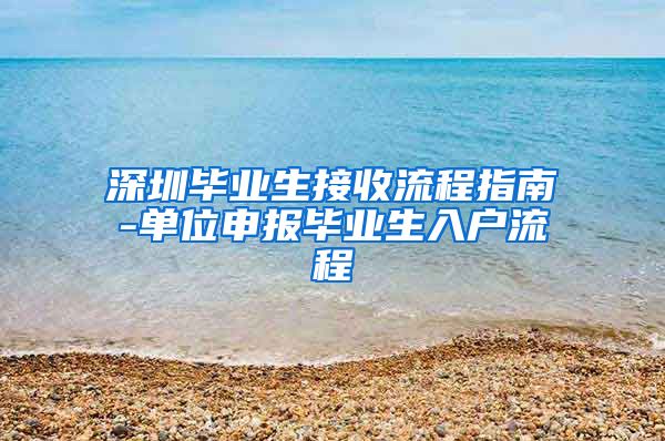 深圳毕业生接收流程指南-单位申报毕业生入户流程