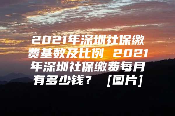 2021年深圳社保缴费基数及比例 2021年深圳社保缴费每月有多少钱？ [图片]