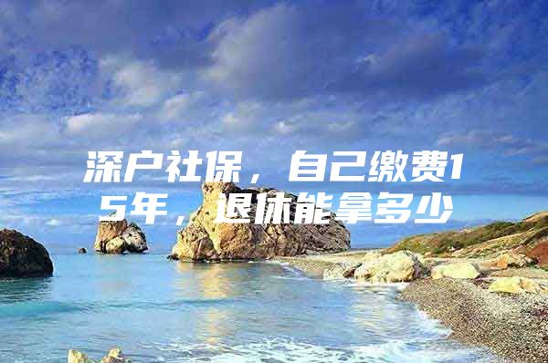 深户社保，自己缴费15年，退休能拿多少