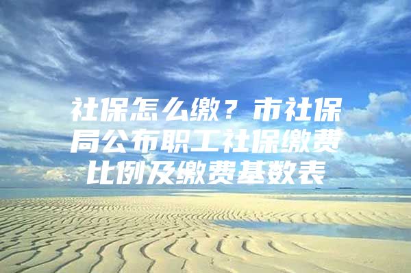 社保怎么缴？市社保局公布职工社保缴费比例及缴费基数表