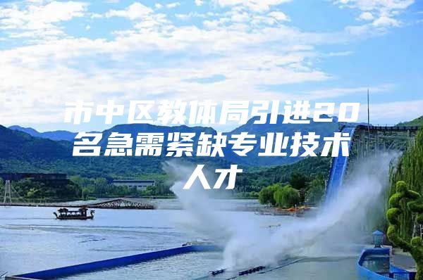 市中区教体局引进20名急需紧缺专业技术人才